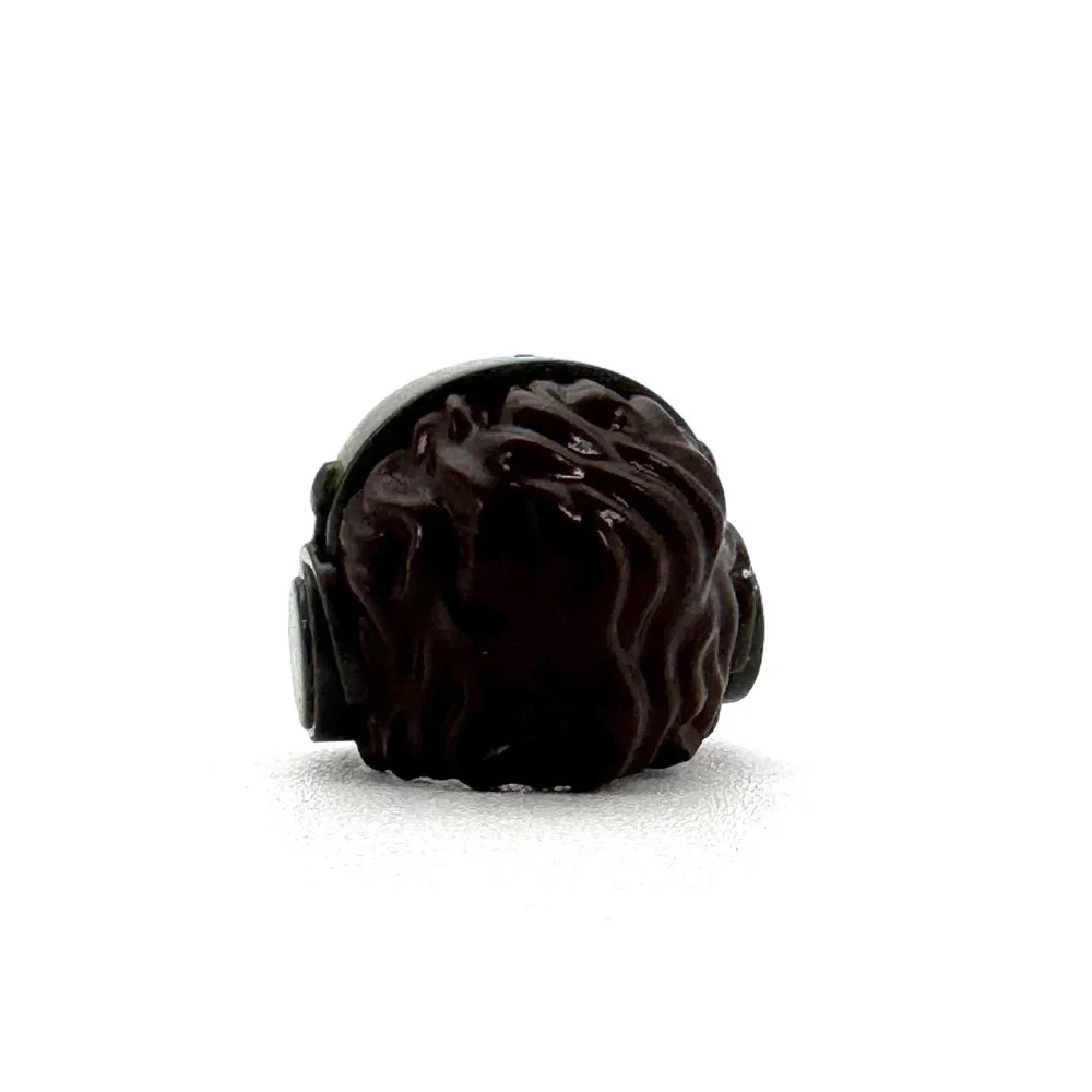 LEGO Dark Brown Minifigure Hair Tousled with Headset Microphone 37029 37197
